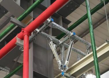 淮阳该抗震支架的整体式支吊架结构协调性好